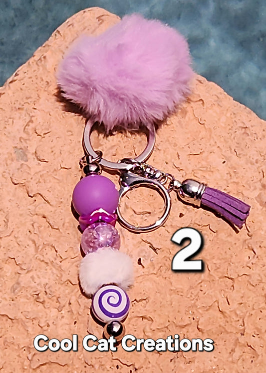 Pompom Keychains