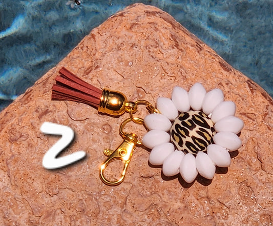 MIDI Handcrafted Beaded Flower Keychain