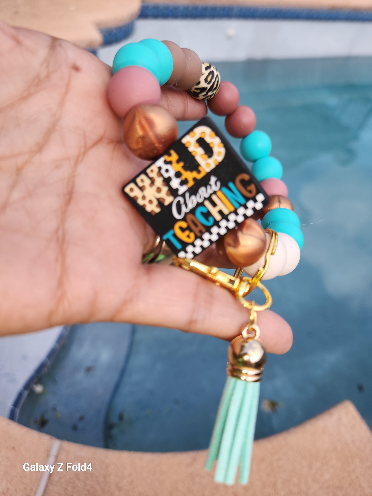 Teacher Wristlet Keychains