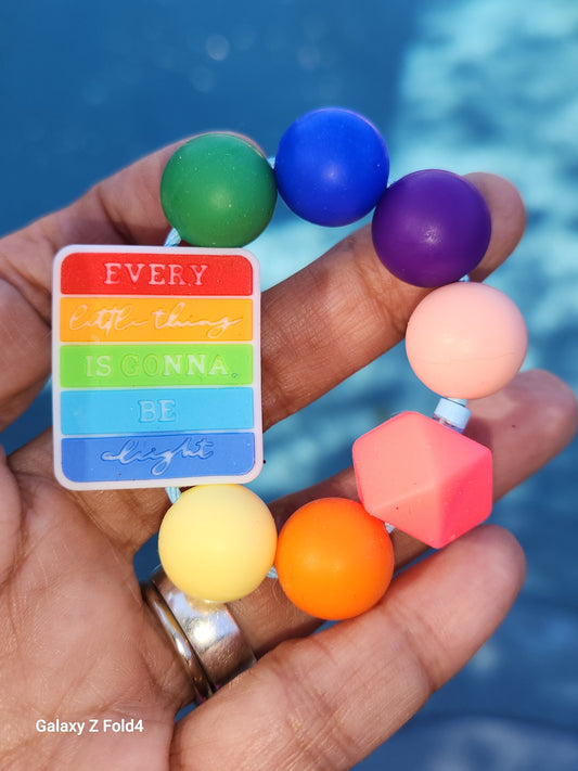 Every little Thing is Gonna be Alright Tumbler Charm