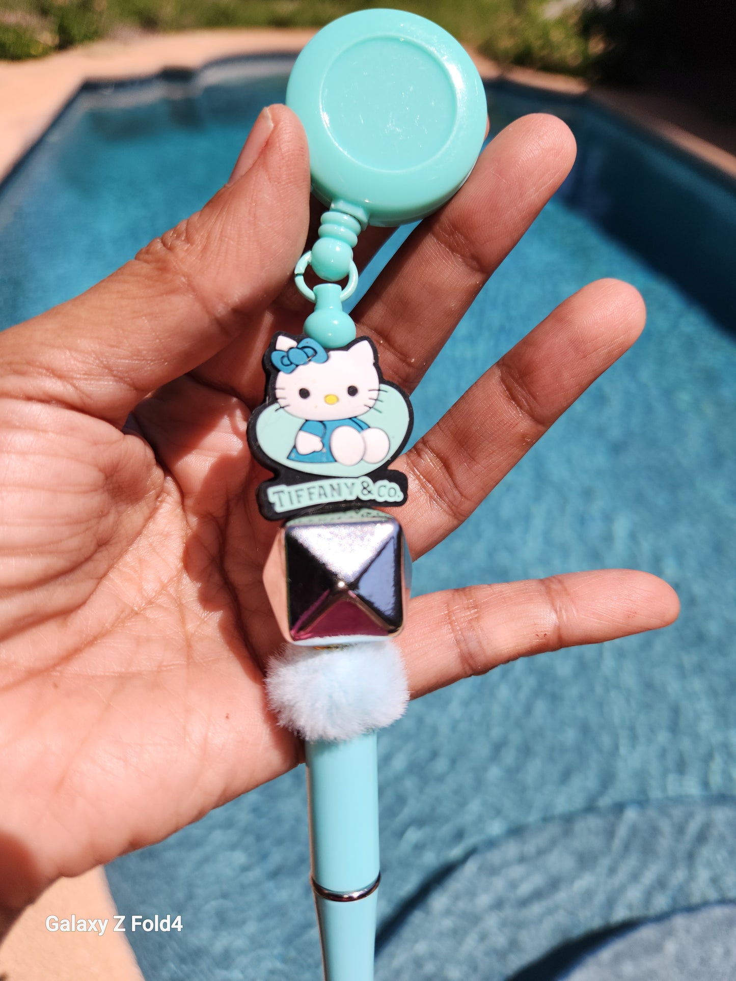 Combo Badge reel clip with Pen