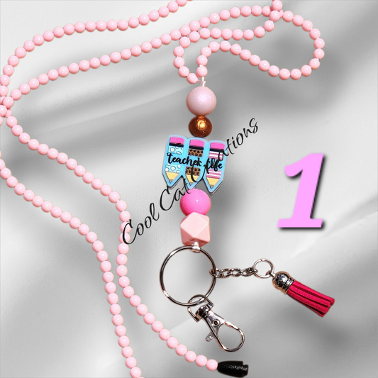Fully- beaded Cross Body Lanyards