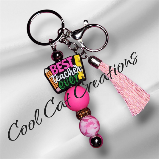 Best Teacher Ever  Keychain
