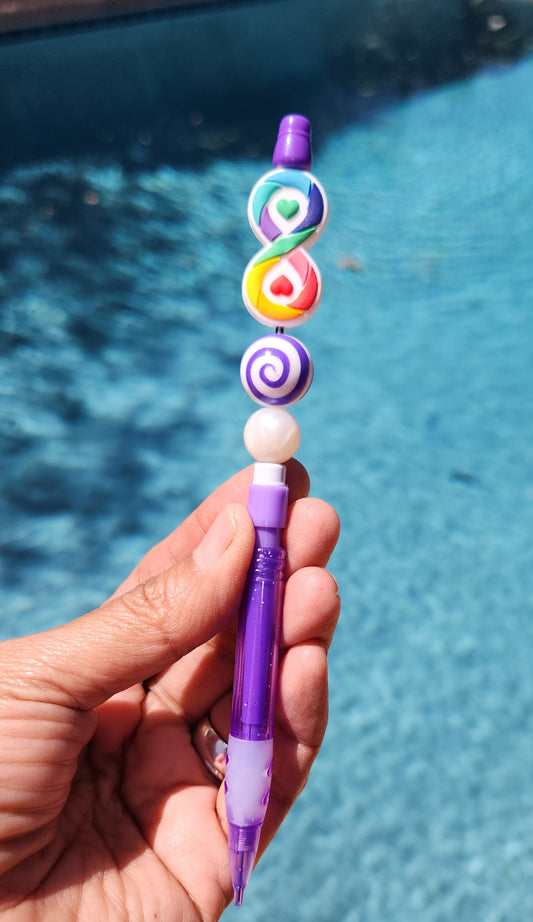 Autism Infinity Purple Mechanical Pencil