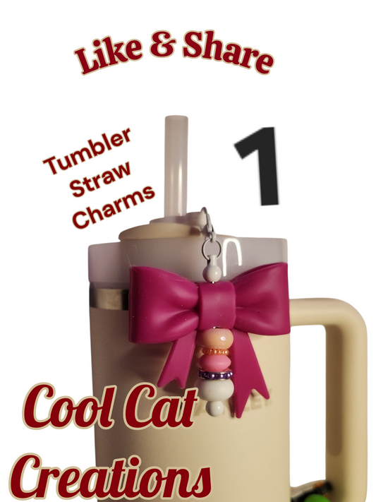 Tumbler Straw Charms
